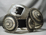 Important Huge Heavy Vintage Native American Navajo Sterling Silver Ernest Begay Concho Belt-Nativo Arts