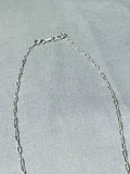 One Of The Finest Vintage Native American Navajo New Lander Turquoise Sterling Silver Necklace-Nativo Arts