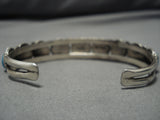 Exceptional Vintage Navajo Turquoise Sterling Silver Native American Bracelet-Nativo Arts