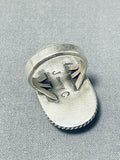 Fabulous Vintage Native American Zuni Royston Turquoise Sterling Silver Ring-Nativo Arts