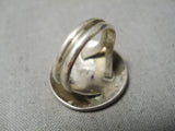 Ancient Symbols Vintage Hopi Native American Navajo Sterling Silver Ring Old-Nativo Arts
