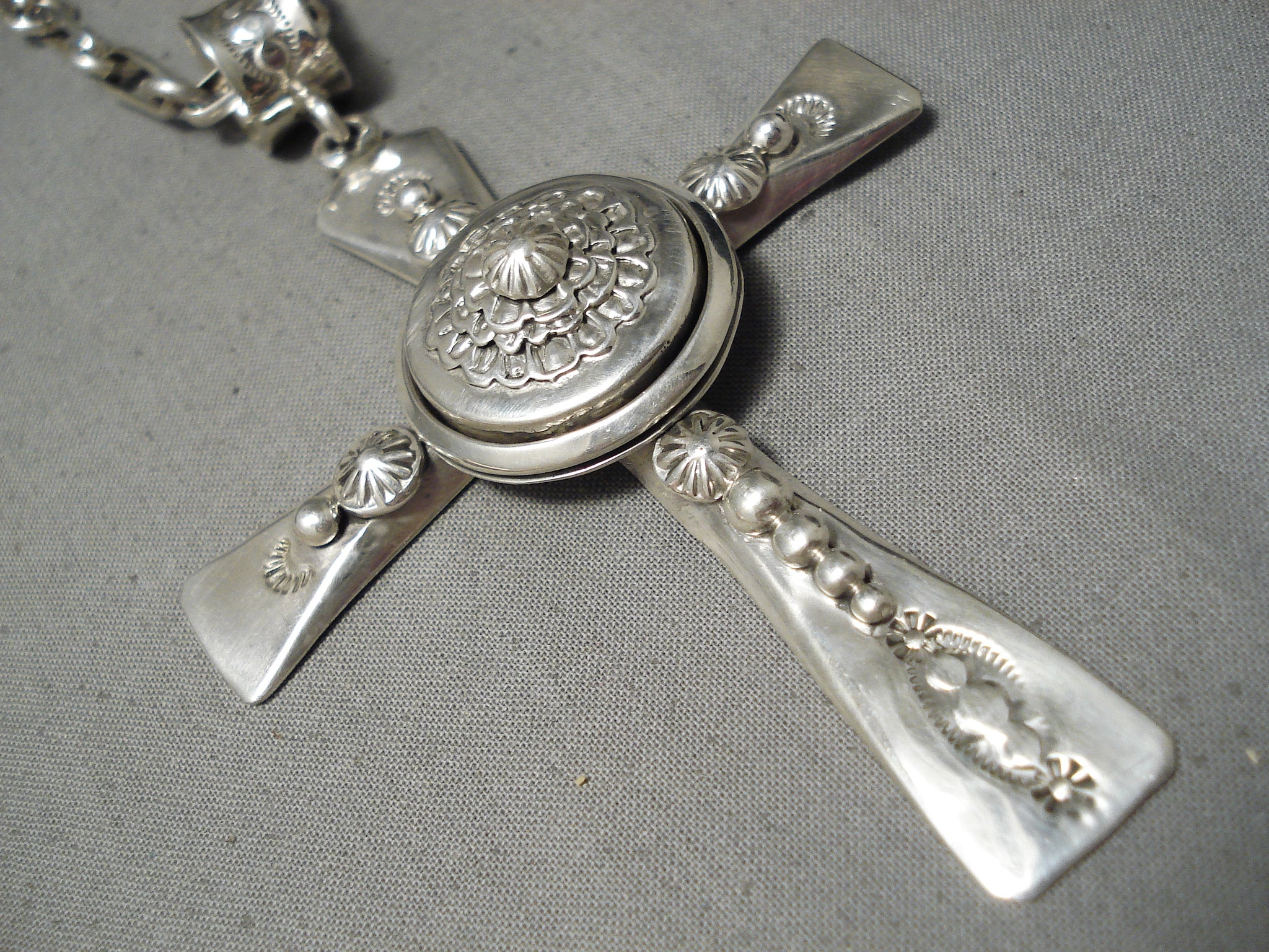 Mens Sterling Silver Cross Necklace and Figaro Chain with Inspirationa –  Inspired By My Girls