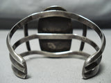 Chunky Vintage Native American Navajo Royston Turquoise Sterling Silver Bracelet Old-Nativo Arts