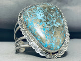 One Of The Best San Felipe Turquoise Sterling Silver Bracelet-Nativo Arts