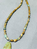 Native American Outstanding Vintage Santo Domingo Royston Turquoise Sterling Silver Necklace-Nativo Arts