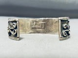 Sensational Vintage Native American Navajo 5 Morenci Turquoise Sterling Silver Bracelet-Nativo Arts