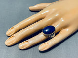Native American Important Vintage Ben Begaye (d) Lapis Sterling Silver Ring-Nativo Arts