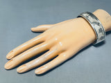 Sorrowful Mysteries Vintage Native American Navajo Sterling Silver Christian Bracelet-Nativo Arts