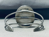 Native American Detailed Vintage Navajo Turquoise Sterling Silver Inlay Bracelet-Nativo Arts