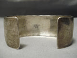 Running Horses Real Gold Vintage Native American Navajo Sterling Silver Bracelet Old-Nativo Arts