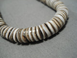 Marvelous Vintage Santo Domingo Native American Graduated Heishi Necklace-Nativo Arts