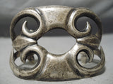 Very Old Vintage Navajo Sterling Silver Bracelet Native American Old-Nativo Arts