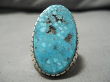 Important Navajo Raymond Jack Turquoise Sterling Silver Native American Ring-Nativo Arts