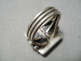 Opulent Very Rare Vintage Native American Navajo Orville Tsinnie Sterling Silver Ring-Nativo Arts