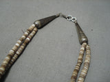 Marvelous Vintage Santo Domingo Native American Sterling Silver Necklace-Nativo Arts