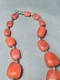 Gorgeous Vintage Southwest Strawberry Quartz Sterling Silver Necklace-Nativo Arts