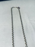 Important Vintage Native American Navajo Trcaey Turquoise Inlay Sterling Silver Necklace-Nativo Arts