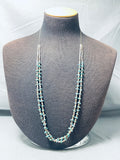 Native American Cute Vintage Santo Domingo Old Kingman Turquoise Heishi Necklace-Nativo Arts