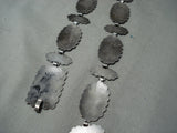 Impressive Vintage Navajo Sterling Silver Concho Belt Native American Old-Nativo Arts
