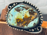 The Best Vintage Native American Navajo Royston Turquoise Sterling Silver Buckle Concho Belt-Nativo Arts
