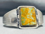 Magnificent Vintage Native American Navajo Royston Turquoise Sterling Silver Bracelet-Nativo Arts