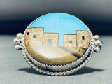 Detailed Pueblo Sky Native American Navajo Sterling Silver Ring-Nativo Arts