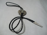 Detailed! Vintage Native American Navajo Sterling Silver Storyteller Bracelet Old-Nativo Arts