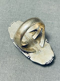The Best Gil Nelson Vintage Native American Navajo Turquoise Inlay Sterling Silver Ring-Nativo Arts
