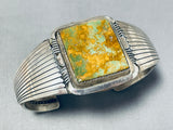 Magnificent Vintage Native American Navajo Royston Turquoise Sterling Silver Bracelet-Nativo Arts
