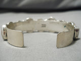 Important Vintage Native American Navajo Nakai Pink Shell Sterling Silver Bracelet-Nativo Arts
