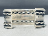 Exceptional Vintage Native American Navajo Sterling Silver Bracelet-Nativo Arts