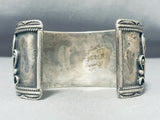 Incomparable Vintage Native American Navajo Morenci Turquoise Sterling Silver Bracelet-Nativo Arts