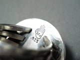 Important Vintage Native American Navajo Domed Turquoise Sterling Silver Ring-Nativo Arts