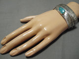 Important Vintage Native American Navajo Ben Begaye Sterling Silver Feather Master Bracelet-Nativo Arts