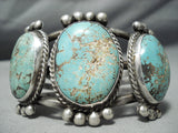 A+ Vintage Native American Navajo Royston Turquoise Sterling Silver Bracelet-Nativo Arts