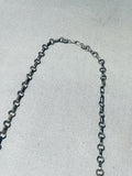 Native American Galloping Horse Vintage Southwest Sterling Silver Necklace-Nativo Arts