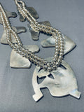 The Best Ever Horse Native American Navajo Sterling Silver Squash Blossom Necklace-Nativo Arts