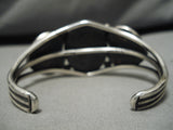 Important Native American Navajo Leon Martinez Royston Turquoise Sterling Silver Bracelet-Nativo Arts