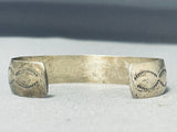 Wonderful Vintage Native American Navajo Sterling Silver Bracelet-Nativo Arts