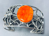 Best Yazzie Spiderweb Cuff Vintage Native American Navajo Sterling Silver Bracelet-Nativo Arts