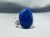Native American Important Vintage Ben Begaye (d) Lapis Sterling Silver Ring-Nativo Arts