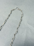 Fabulous Signed Vintage Native American Navajo Turquoise Sterling Silver Necklace-Nativo Arts