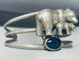 Mommabear Vintage Southwest Sterling Silver Bracelet Cuff-Nativo Arts