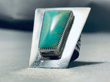 Jake Francosa San Felipe Royston Turquoise Sterling Silver Ring-Nativo Arts