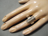 Amazing Sandy Smith Navajo Sterling Silver Native American Ring-Nativo Arts