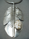 Expressive Navajo Sterling Silver Necklace Native American-Nativo Arts