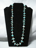 Native American Wonderful Vintage Santo Domingo Royston Turquoise Necklace Old-Nativo Arts