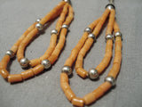 Incredible Vintage Navajo Sterling Silver Native American Earrings-Nativo Arts