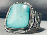 Rare Vintage Native American Navajo Apache Turquoise Sterling Silver Bracelet-Nativo Arts