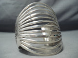 12-story Incredible Navajo Sterling Silver Bracelet Native American-Nativo Arts